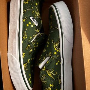 Size 13 kid dinosaur vans. New